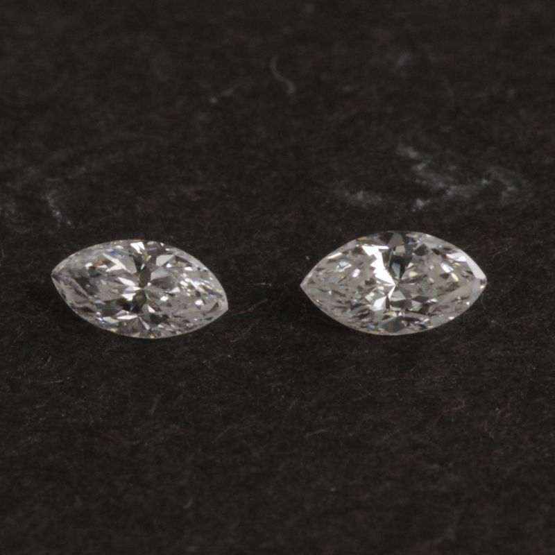 マーキスダイヤモンド 平均0.11ct ４月誕生石　正面写真